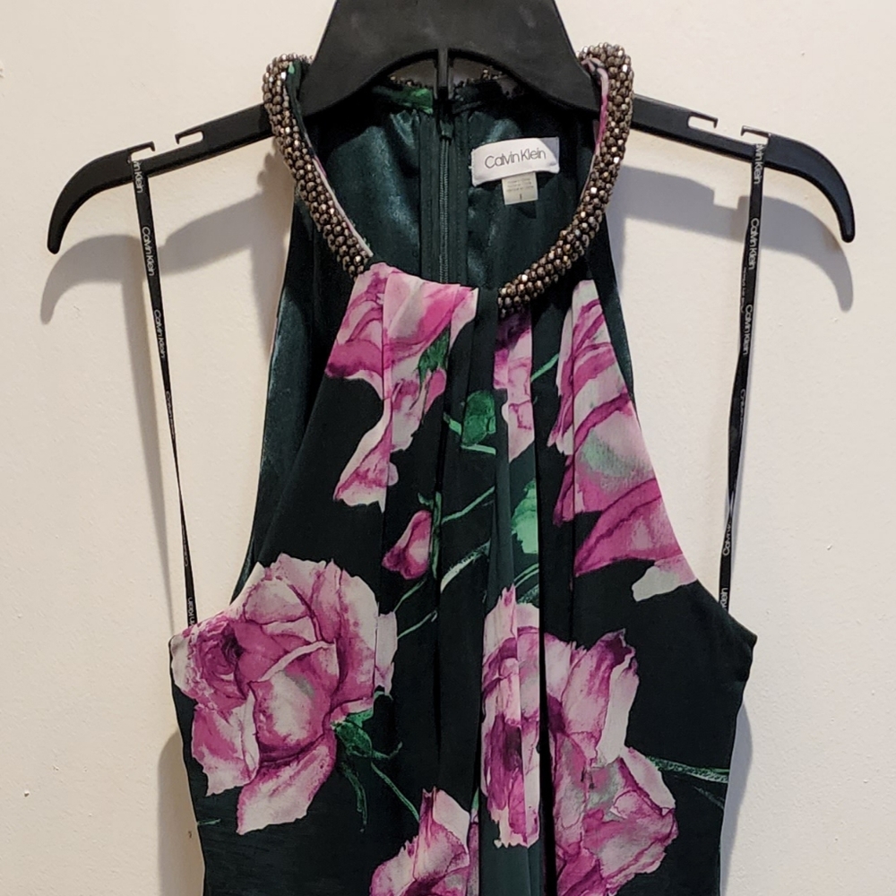 Halter neck gown